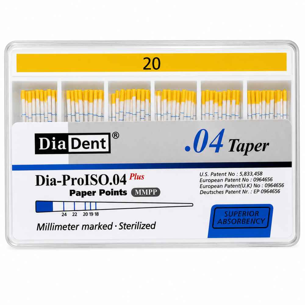 Diadent Paper Point Special Tapered 4%