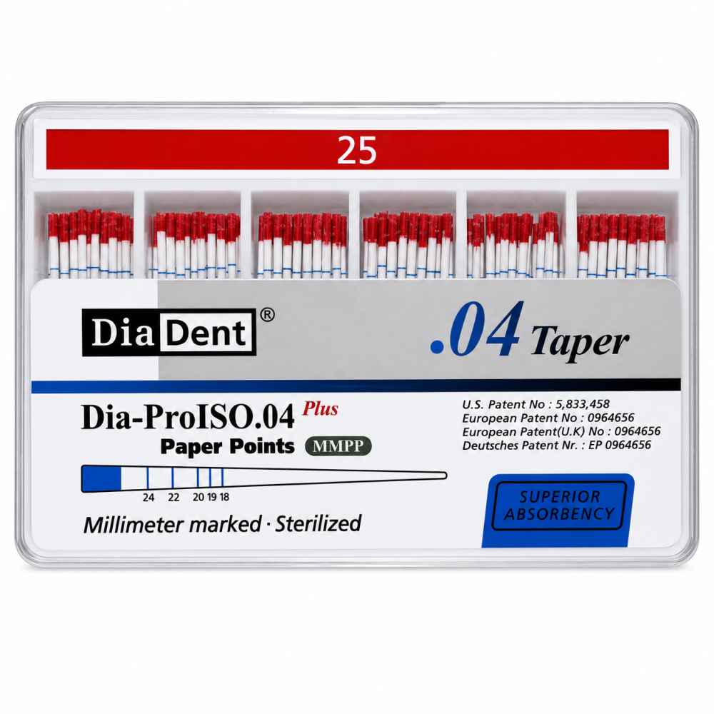 Diadent Paper Point Special Tapered 4%