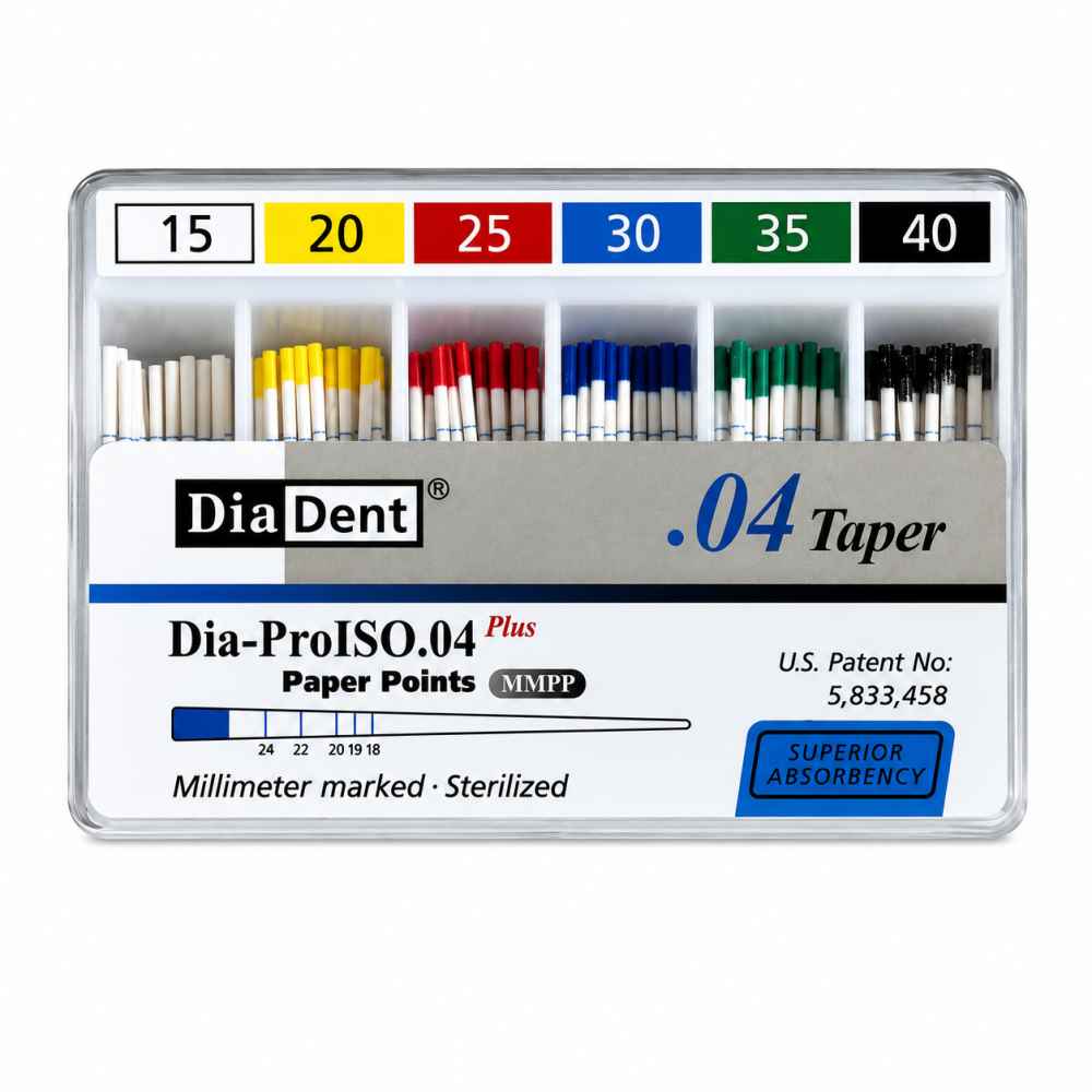Diadent Paper Point Special Tapered 4%