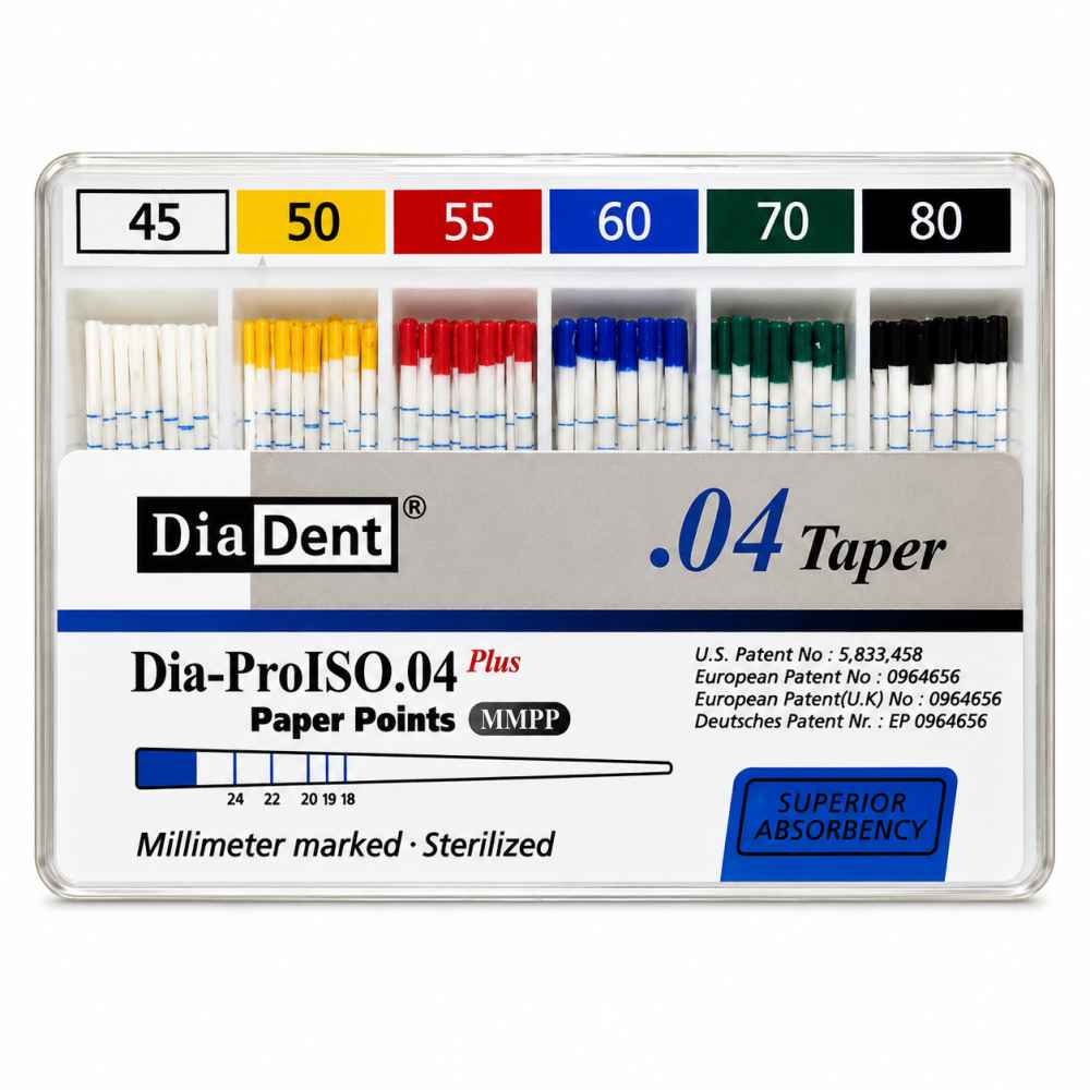 Diadent Paper Point Special Tapered 4%
