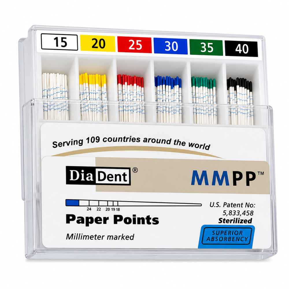 Diadent Paper Points Millimeter Marked - 2%