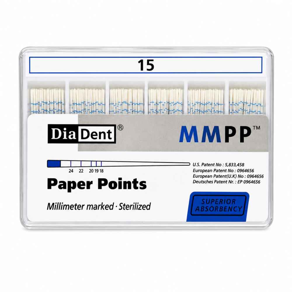 Diadent Paper Points Millimeter Marked - 2%