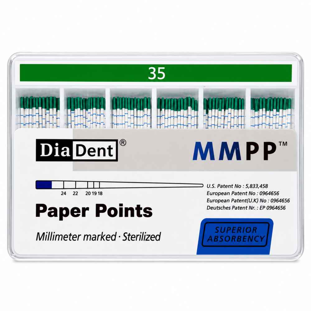 Diadent Paper Points Millimeter Marked - 2%