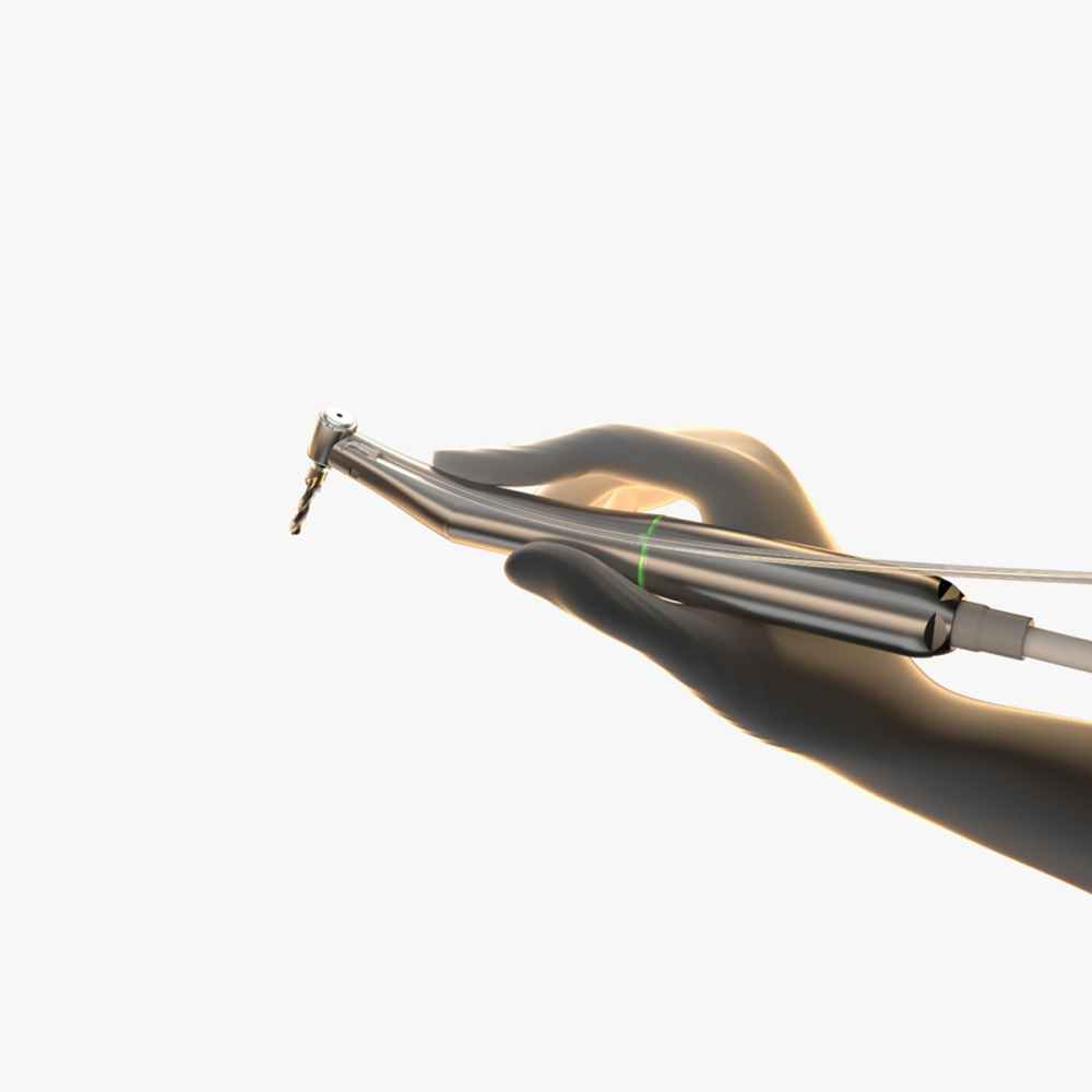 Woodpecker Drive-X implant motor with LED contra angle for precise implantology