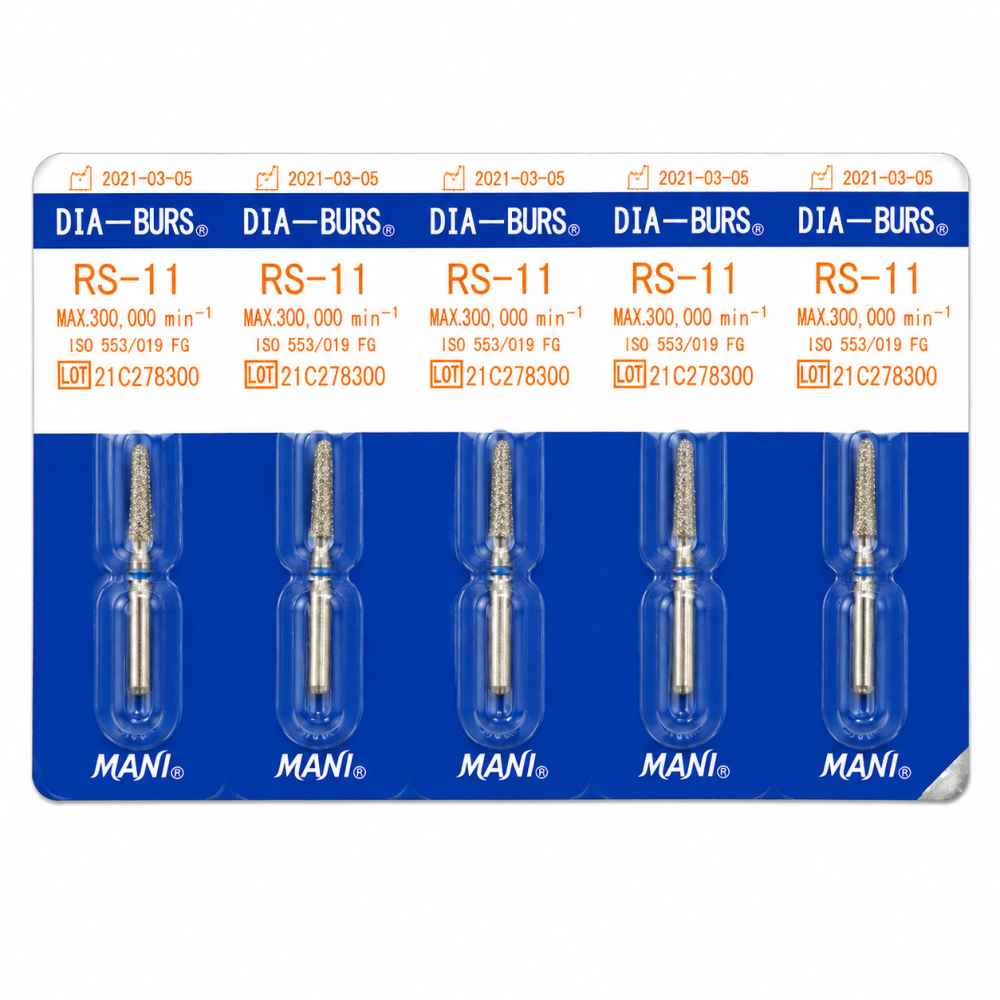 Mani Diamond Burs - Rounded Shoulder / Rs Series