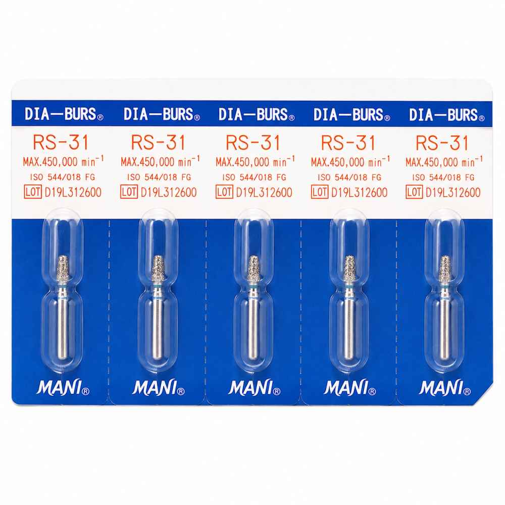 Mani Diamond Burs - Rounded Shoulder / Rs Series
