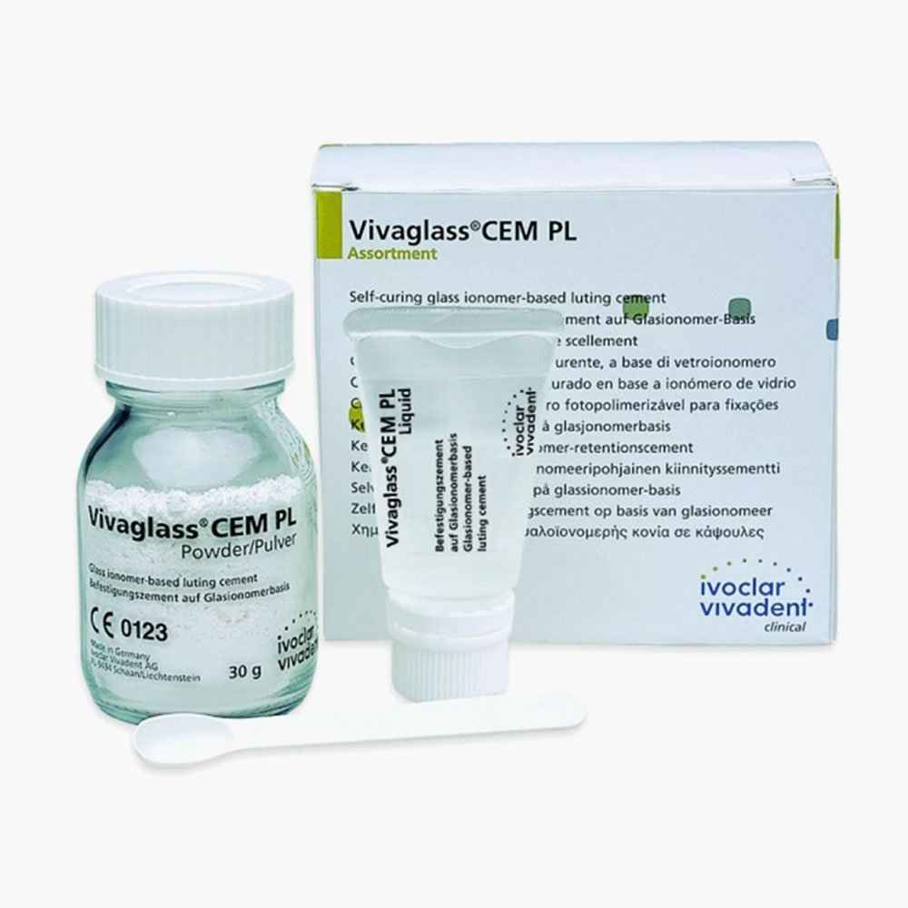 Ivoclar Vivaglass Cem GIC Powder/Liuqid Assortment Kit