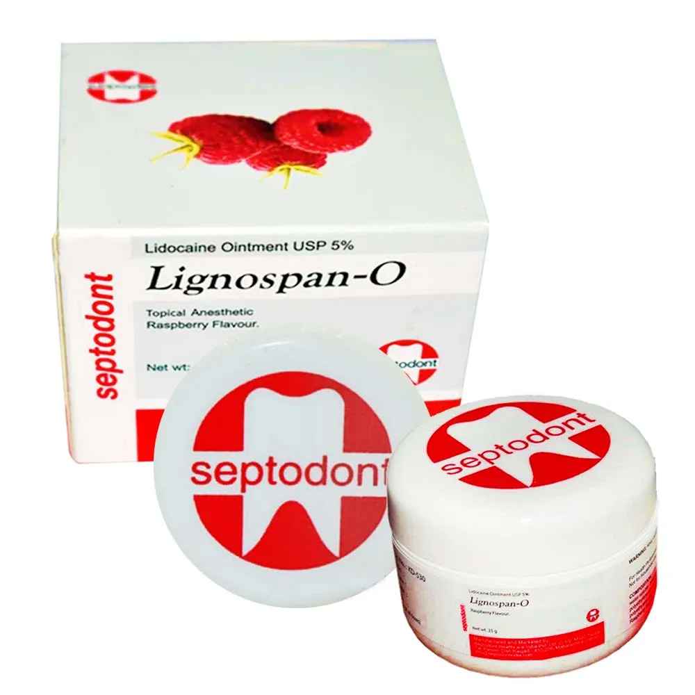 Septodont Lignospan-O Anaesthetic Ointment (Jar of 35g)