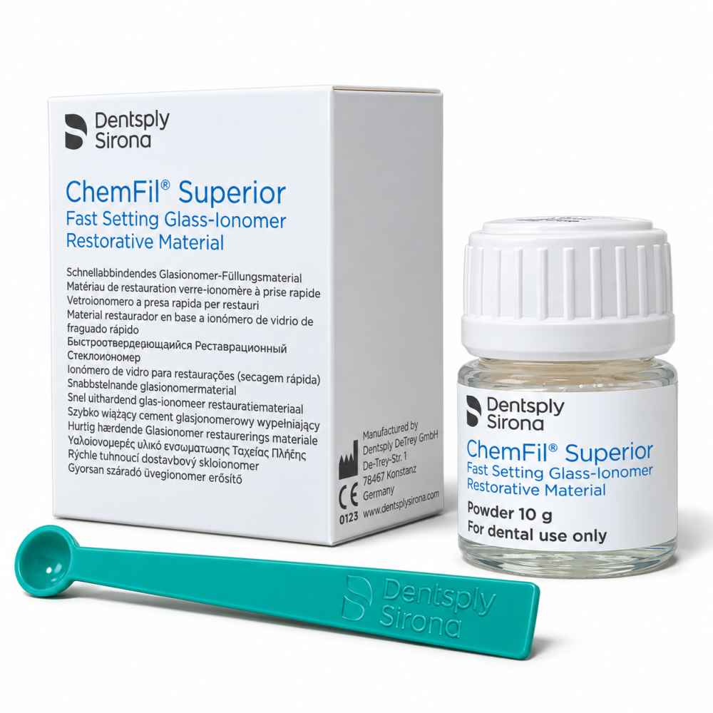 Dentsply Chemfil Superior Refill 10g   Glass Ionomer Cement