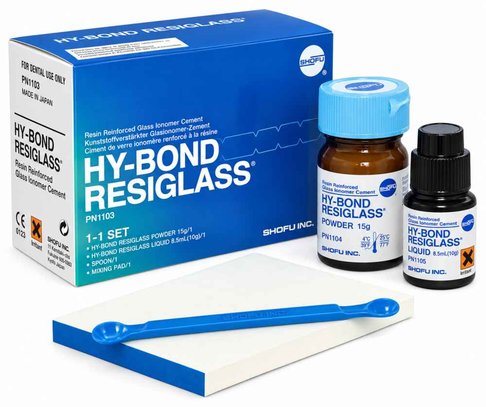 Shofu Hy-Bond Resiglass Resin Modified Glass Ionomer Luting Cement (Luting)