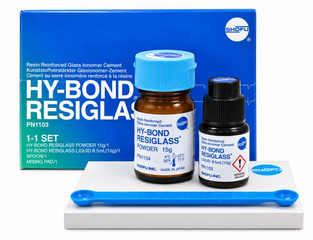 Shofu Hy-Bond Resiglass Resin Modified Glass Ionomer Luting Cement (Luting)