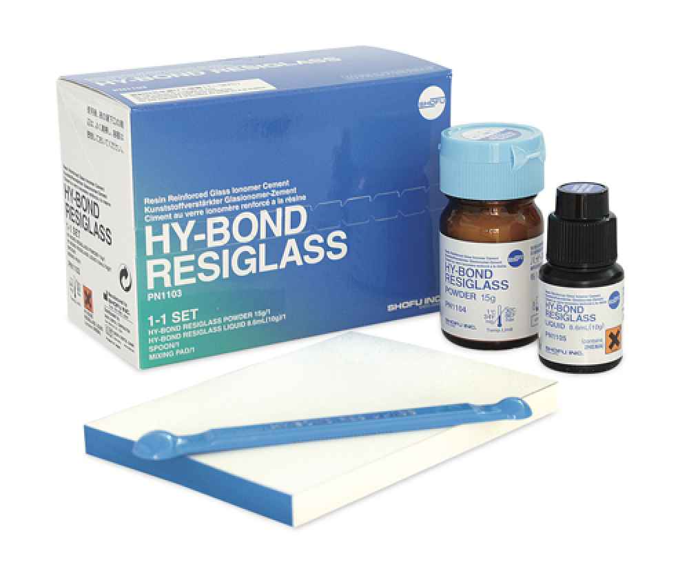 Shofu HyBond Resiglass Resin Modified Glass Ionomer Luting Cement (Luting)