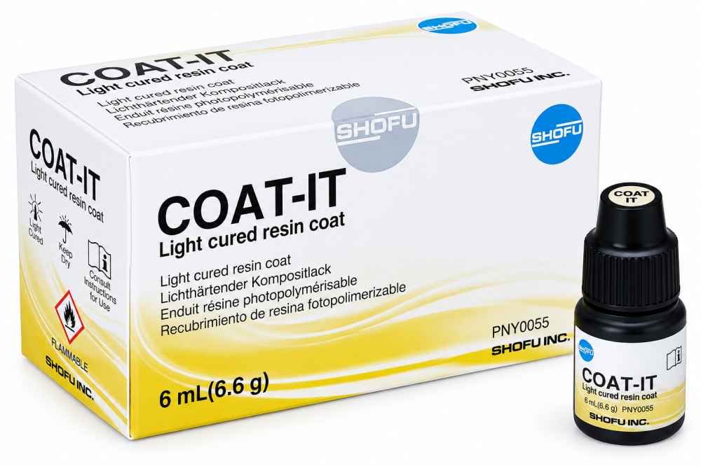 Shofu Coat-It Resin Coat 6ml Light Cured Resin Bond