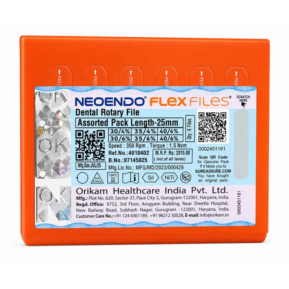 Orikam Healthcare Neoendo Flex Rotary Files 