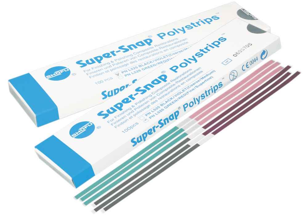 Shofu Super-Snap Polystrips Composite Interproximal Polishing Strips