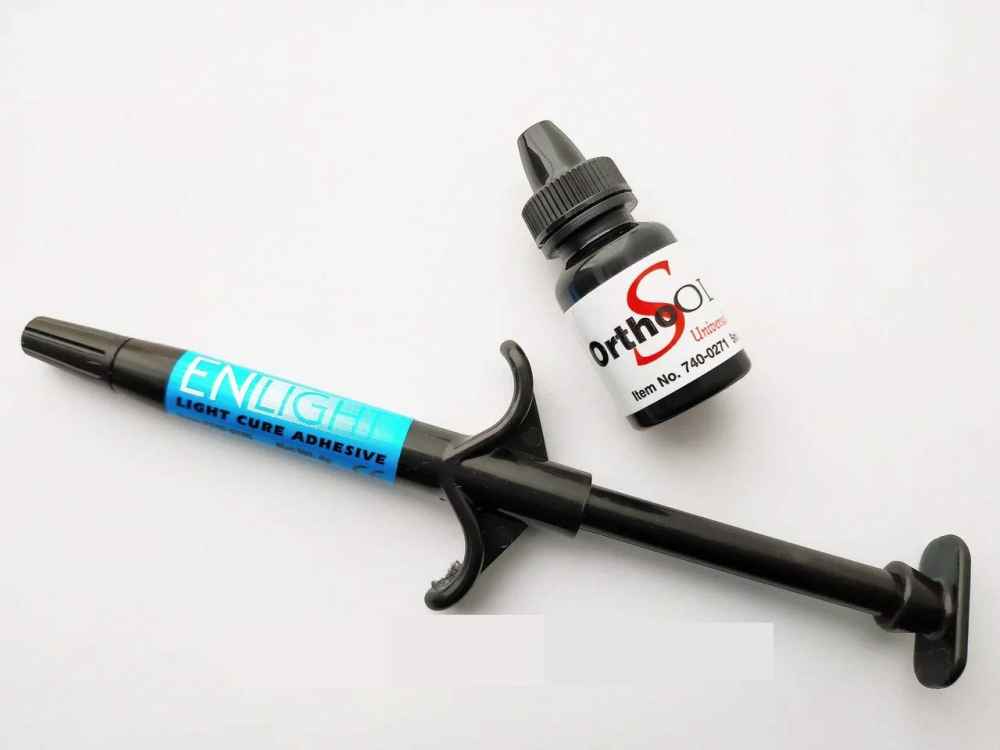 Ormco Enlight Light Cure Adhesive 1 Syringe 4 Gms + Bond 5ml (Kit) Combo