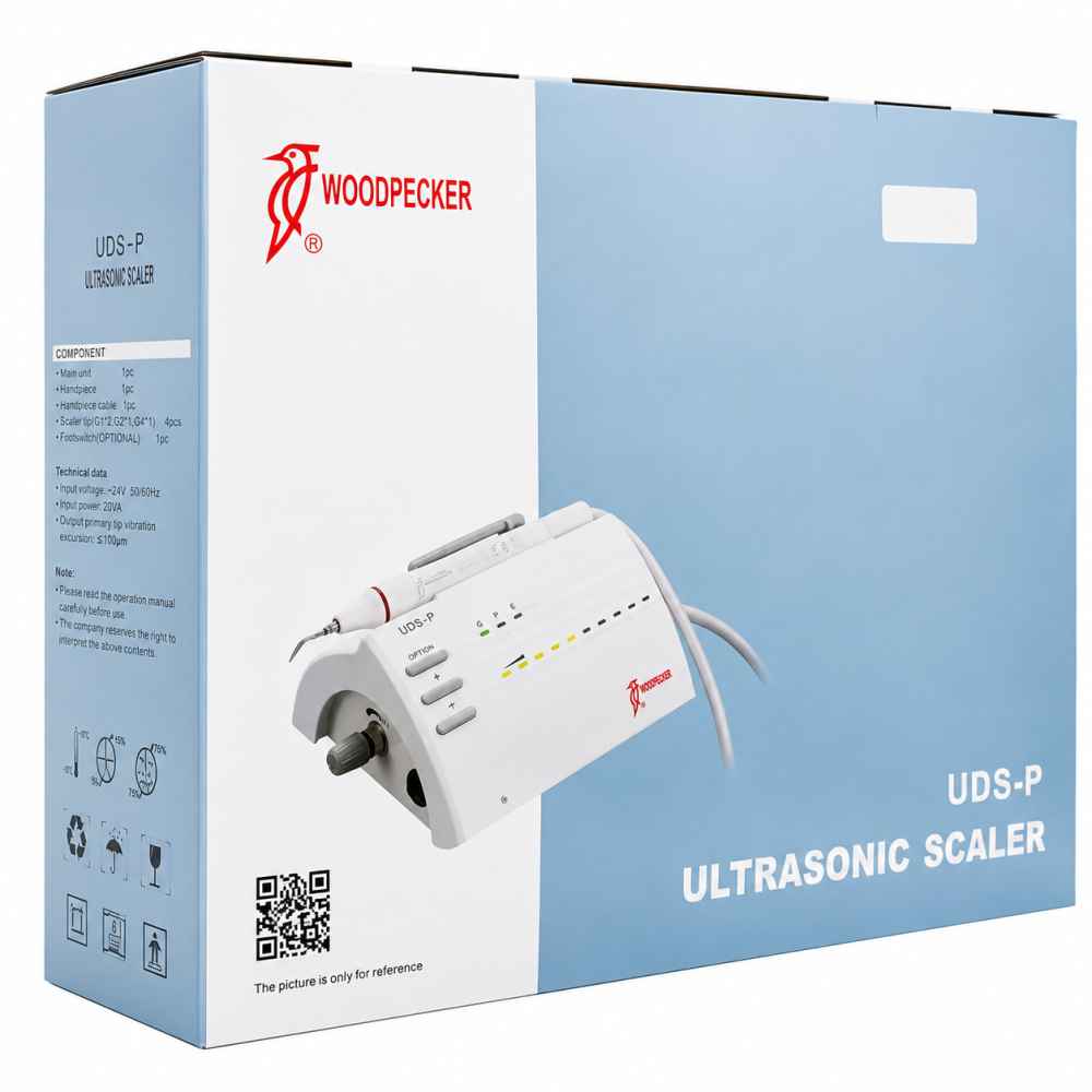 Woodpecker UDS-P Ultrasonic Scaler ( With 5 periodontal Tips and 1 Endodontic Tip)