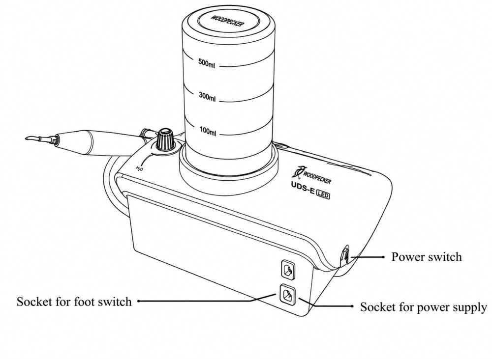 Woodpecker Uds E Led Ultrasonic Scaler (8 tips free)