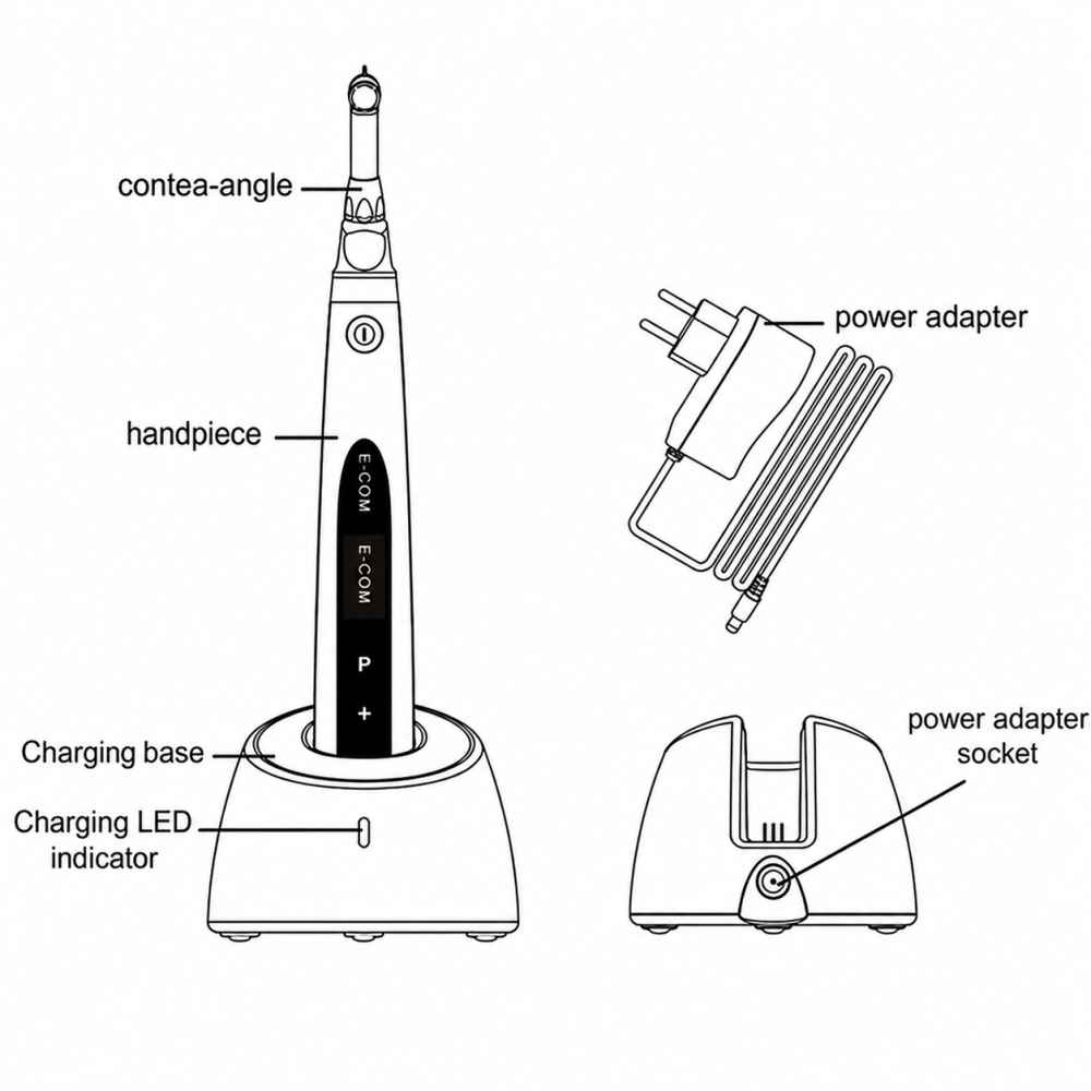 Woodpecker E-com Cordless Endomotor