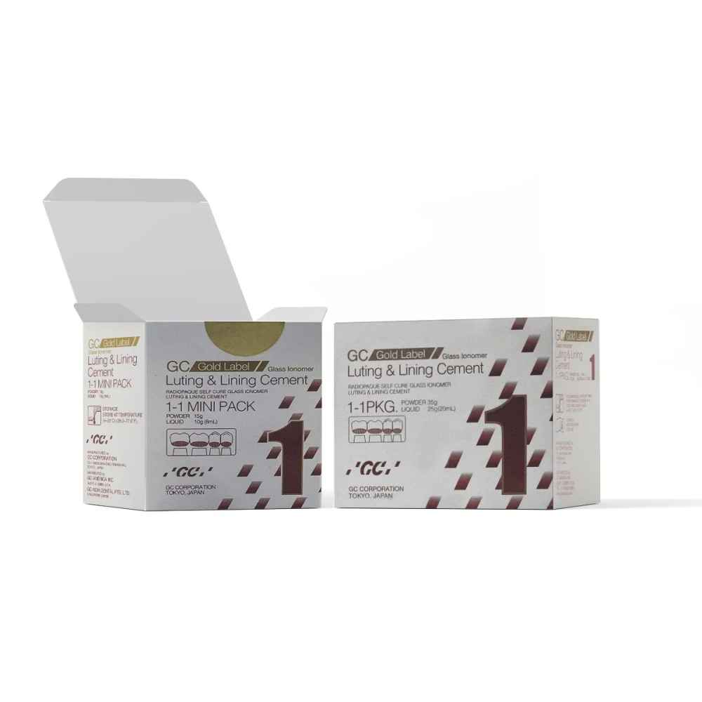 GC Gold Label 1 Luting & Lining Glass Ionomer Cement GC Gold Label 1 Luting & Lining Glass Ionomer Cement
