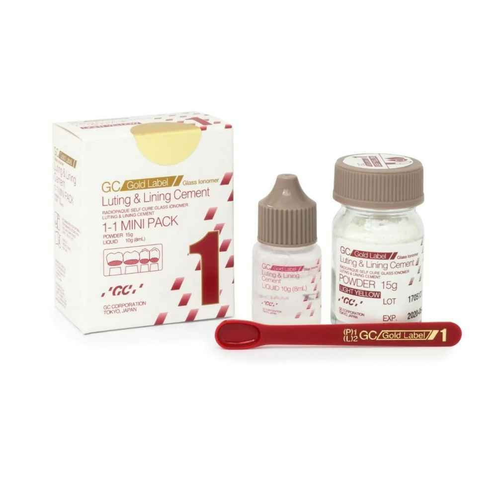 GC Gold Label 1 Luting & Lining Glass Ionomer Cement 