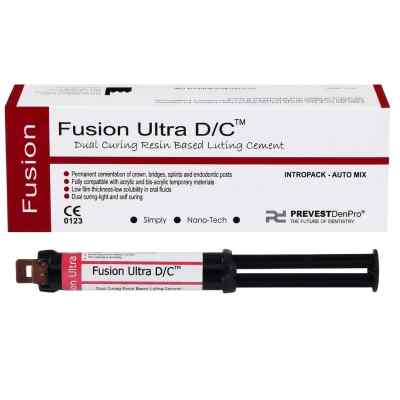 Prevest denpro Fusion Ultra D/C- Dual Curing Resin Based Luting Cement Intro Pack Prevest denpro Fusion Ultra D/C- Dual Curing Resin Based Luting Cement Intro Pack