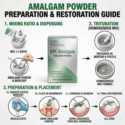 DPI Dental Silver Amalgam Powder 15g DPI Dental Silver Amalgam Powder 15g