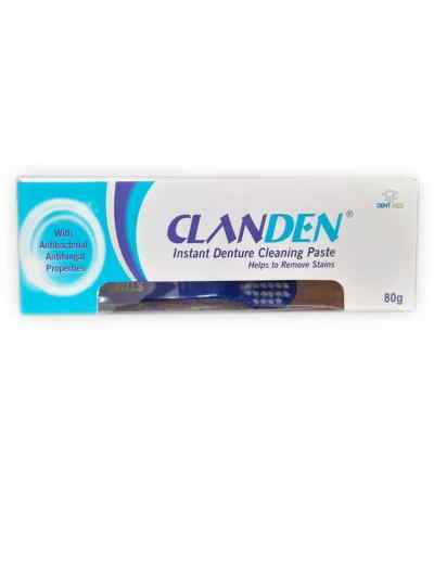 Stim Clanden Instant Denture Cleaning Paste-80 g (PACK OF 10) 