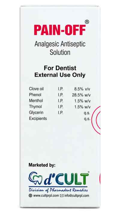 Pharmadent Pain off Analgesic antiseptic gel Pharmadent Pain off Analgesic antiseptic gel