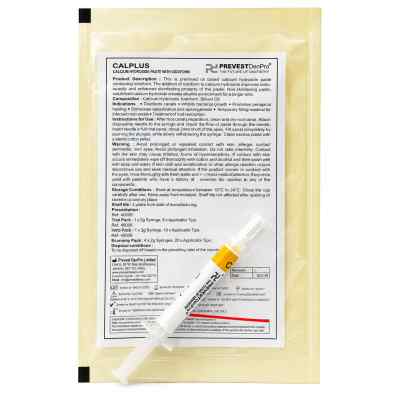 Prevest Denpro Calplus Calcium hydroxide paste With Iodoform 2g- Intro pack Prevest Denpro Calplus Calcium hydroxide paste With Iodoform 2g- Intro pack