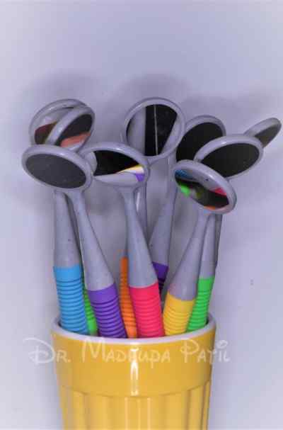 Zirc Crystal Mouth Mirrors Neon Zirc Crystal Mouth Mirrors Neon