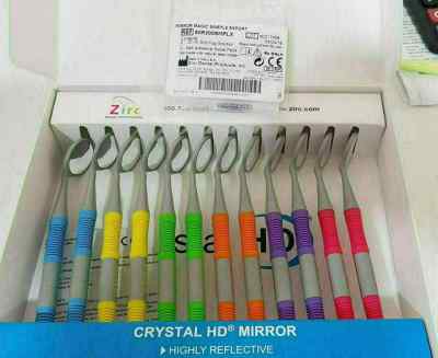 Zirc Crystal Mouth Mirrors Neon Zirc Crystal Mouth Mirrors Neon