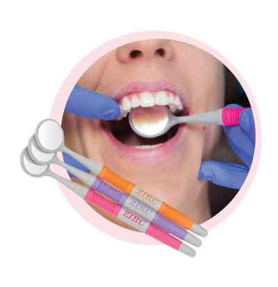 Zirc Crystal Mouth Mirrors Neon Zirc Crystal Mouth Mirrors Neon