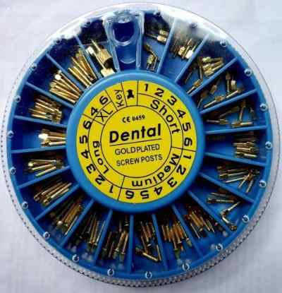 Dental Screw Post (120 Gold) Dental Screw Post (120 Gold)