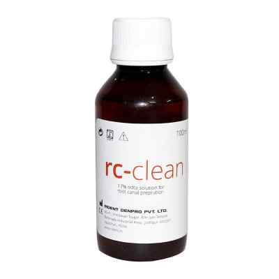 Rident Rc-clean 17% EDTA solution with neutral pH for Root Canal Irrigation 100 ml