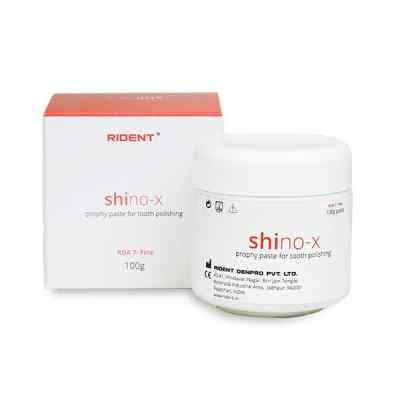 Rident Shino-x Prophelitic paste is a blend of polishing and cleaning agents