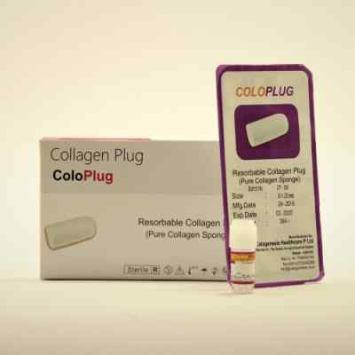 Cologenesis Colo Plug Sterile Collagen Sponge Cologenesis Colo Plug Sterile Collagen Sponge