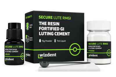 Wizdent Secure Lute RMGI The Resin fortified Glass Ionomer Luting Cement