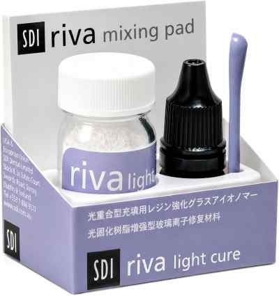 SDI Riva Light Cure Powder & Liquid Kit Glass Ionomer Cement SDI Riva Light Cure Powder & Liquid Kit Glass Ionomer Cement