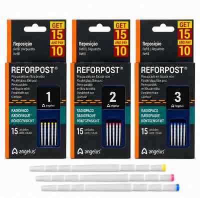 Angelus Reforpost Fibre Glass (10 +5) Post Refill Size 1