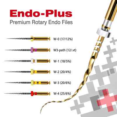 Woodpecker Endo Plus Heat Treated Gold Rotary File Woodpecker Endo Plus Heat Treated Gold Rotary File