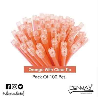 Denmax Saliva Ejectors In Pink/Green/Yellow/Black/Blue/Clear -Pack Of 100 Denmax Saliva Ejectors In Pink/Green/Yellow/Black/Blue/Clear -Pack Of 100