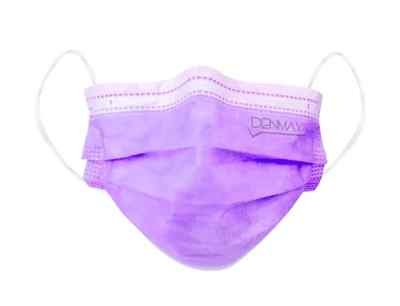 Denmax 3 Ply Face Mask Premium Purple Colour - 50 Pcs