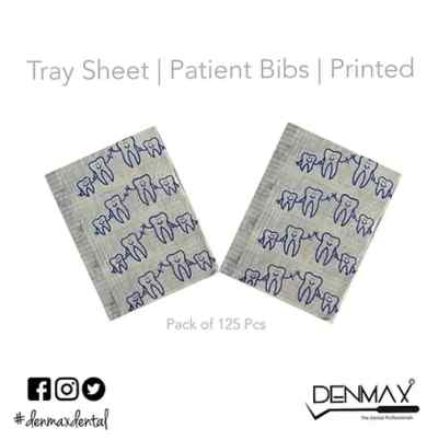 DENMAX  PATIENT | DENTAL BIBS | TRAY SHEET PER BOX
