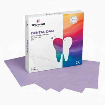 Tinu Minu Rubber Dam Sheet 6X6 - (Purple)