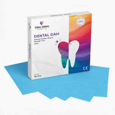 Tinu Minu Rubber Dam Sheet 6X6 -(Pastel Blue)