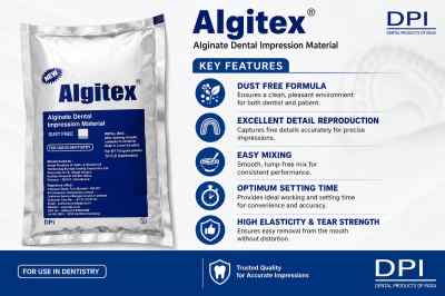 Dpi Algitex Alginate Powder 30gm Dpi Algitex Alginate Powder 30gm