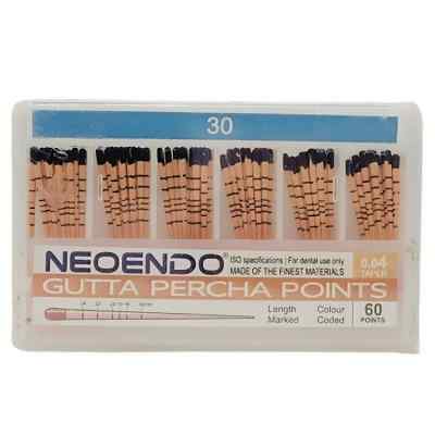 Neoendo Gutta Percha Points 4% #20 Neoendo Gutta Percha Points 4% #20
