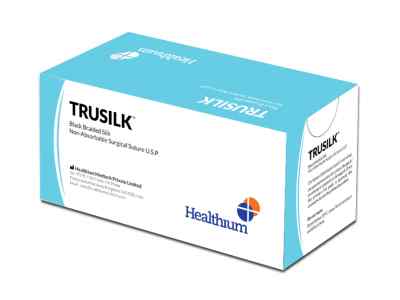 Healthium Trusilk USP 3-0 Suture - SN5028 Pack of 12