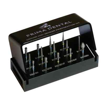 Prima Dental Diamond Bur Crown & Veneer Preparation Kit Prima Dental Diamond Bur Crown & Veneer Preparation Kit